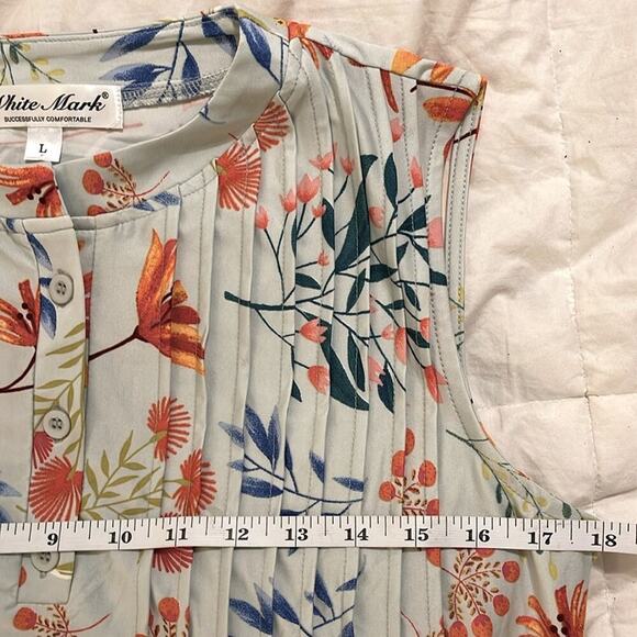 *NWOT* White Mark Vibrant Floral Dress - Picture 5 of 7